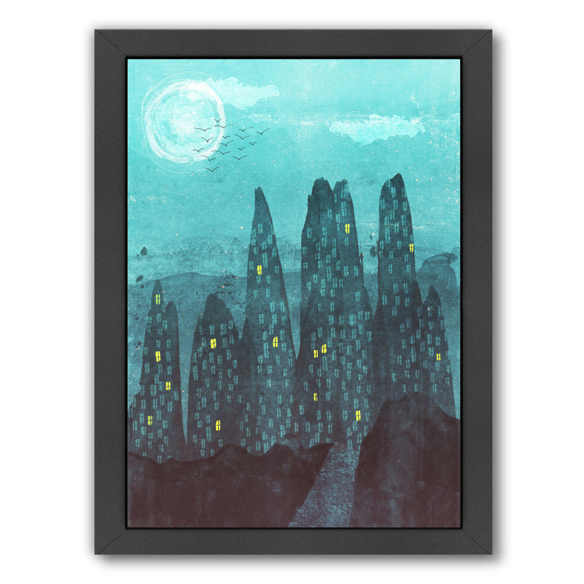 To The City by Tracie Andrews Framed Print - Americanflat