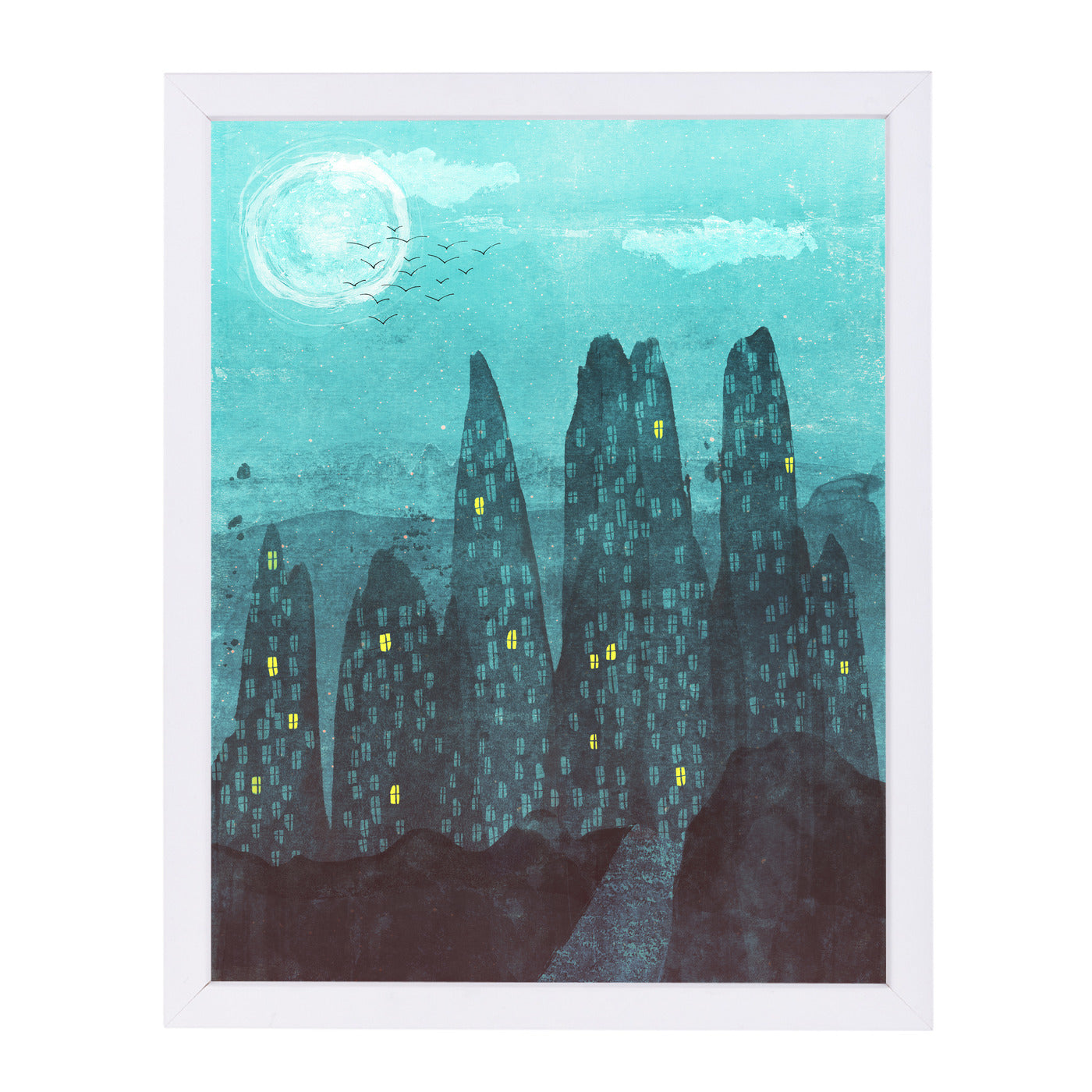 To The City by Tracie Andrews Framed Print - Americanflat