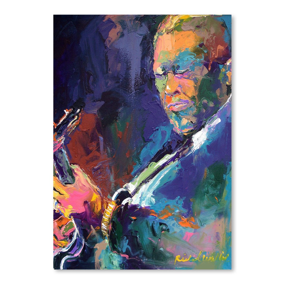 Bb King by Richard Wallich Art Print - Art Print - Americanflat