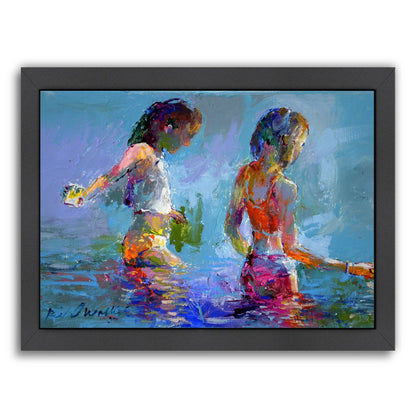 Catching Minnows by Richard Wallich Framed Print - Americanflat