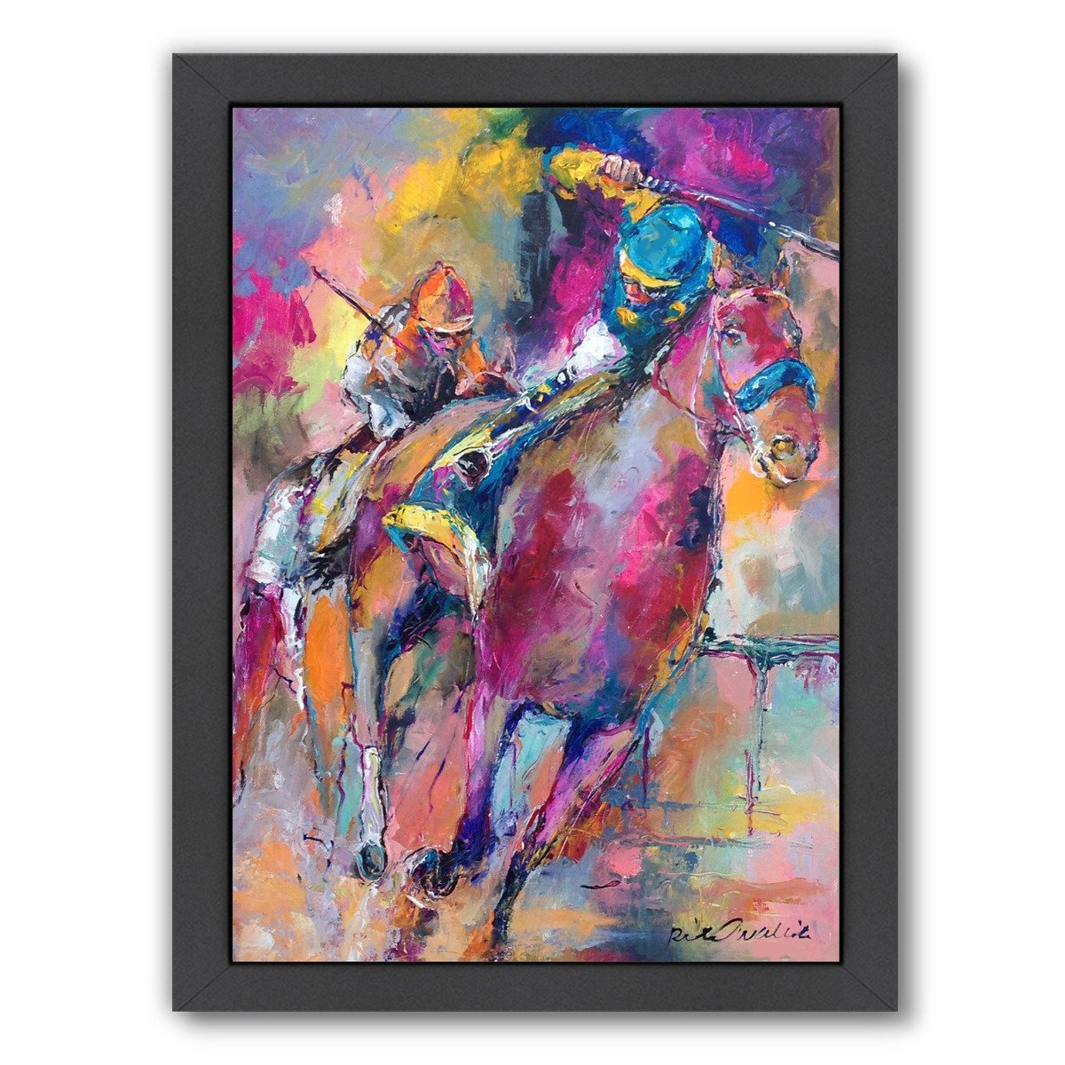 Champions by Richard Wallich Framed Print - Americanflat