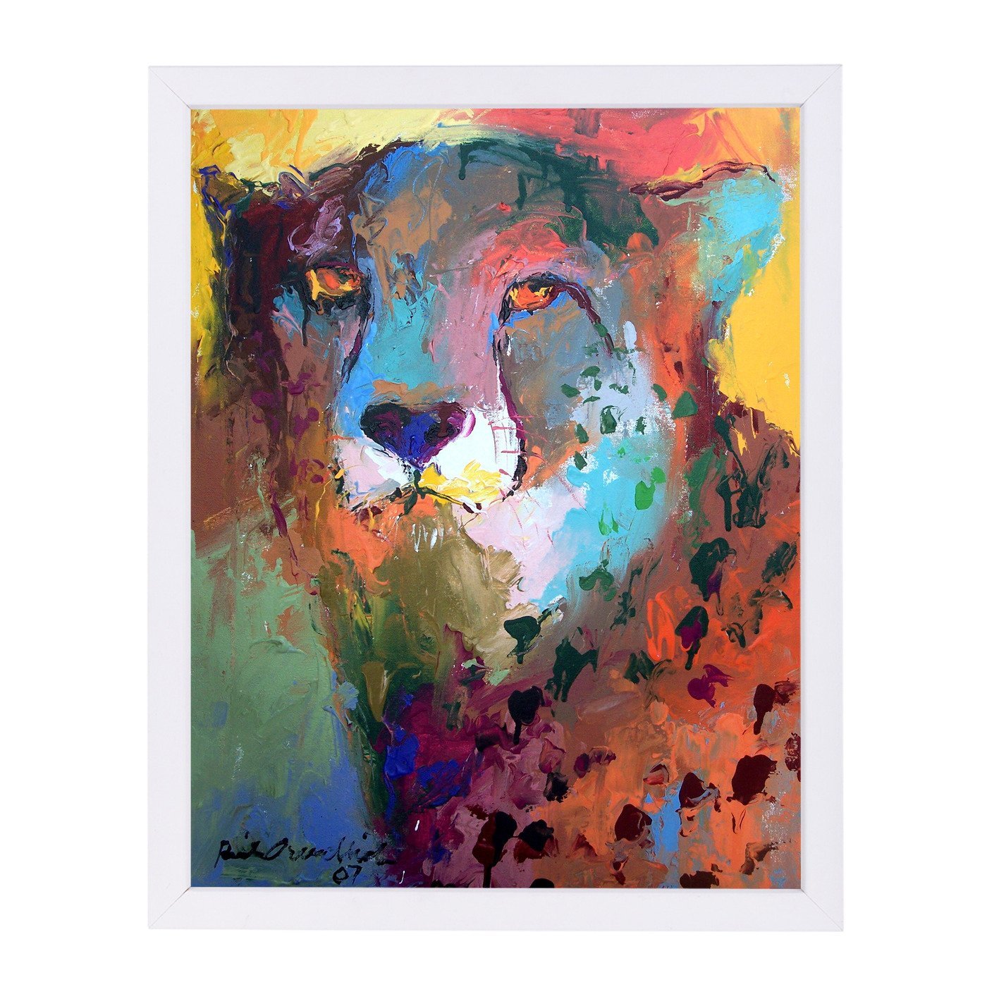 Cheetah by Richard Wallich Framed Print - Americanflat