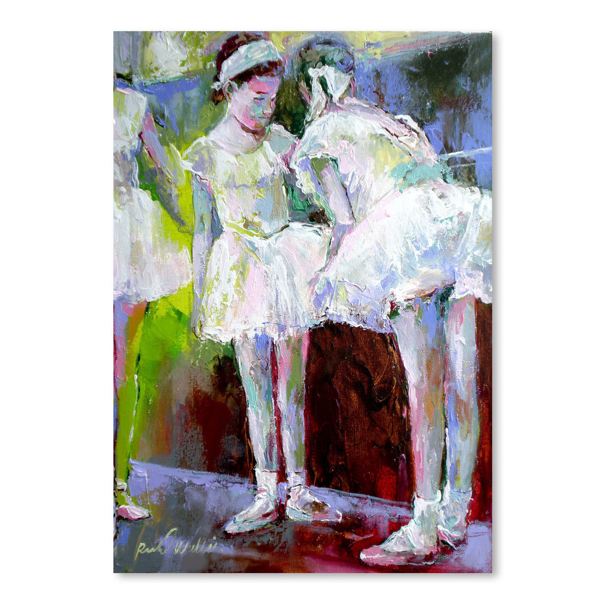 Dancers by Richard Wallich Art Print - Art Print - Americanflat