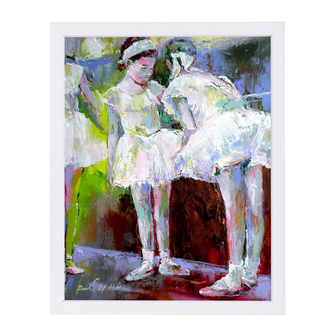 Dancers by Richard Wallich Framed Print - Americanflat