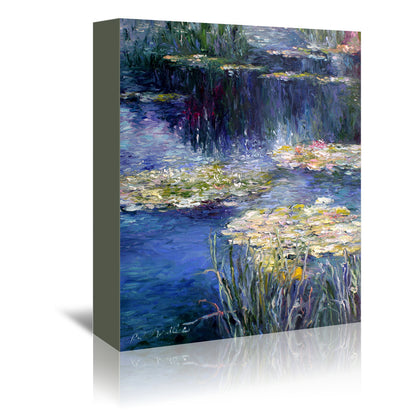 Lilies by Richard Wallich Wrapped Canvas - Wrapped Canvas - Americanflat