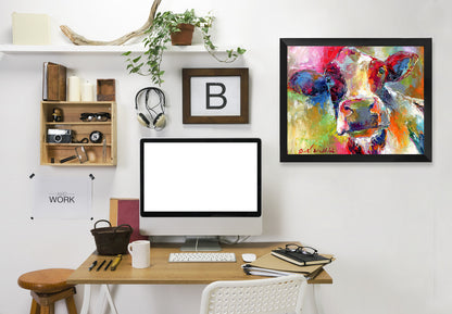 Cow 1 by Richard Wallich Framed Print - Americanflat