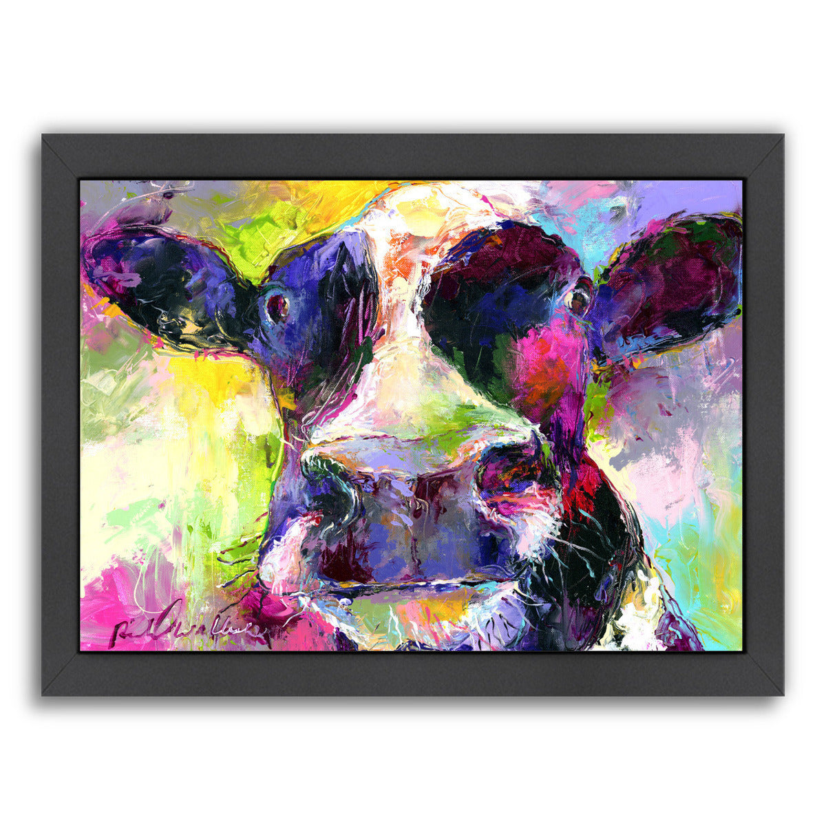 Cow by Richard Wallich Framed Print - Americanflat