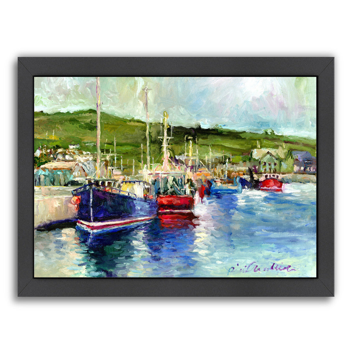 Dingle by Richard Wallich Framed Print - Americanflat