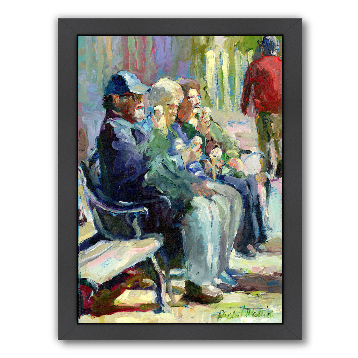 Ice Cream by Richard Wallich Framed Print - Americanflat