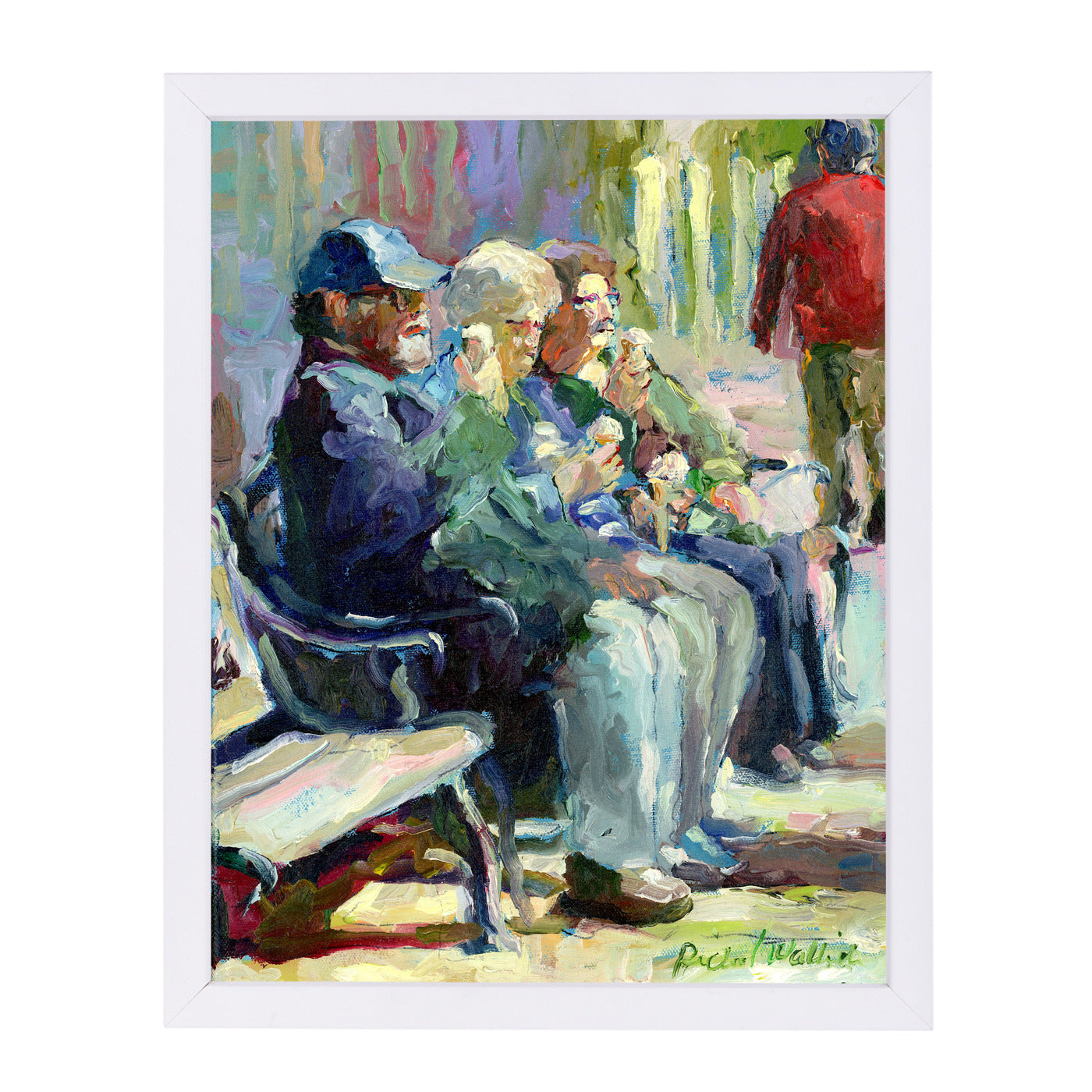 Ice Cream by Richard Wallich Framed Print - Americanflat