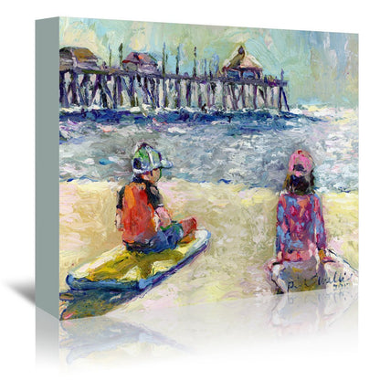 Bailey and Logan by Richard Wallich Wrapped Canvas - Wrapped Canvas - Americanflat