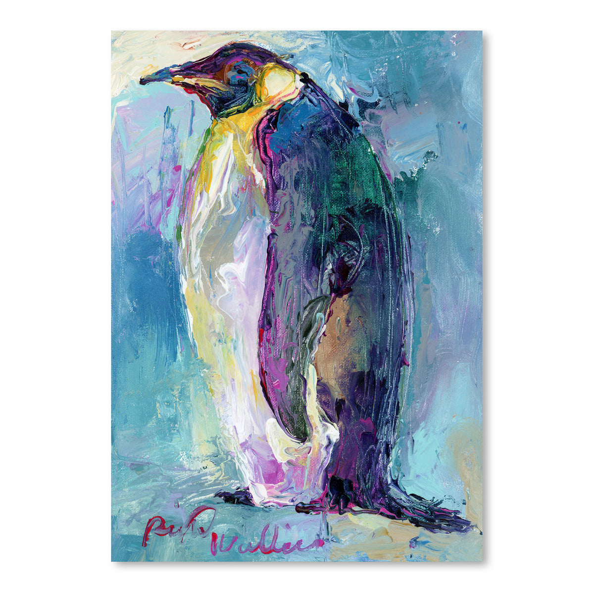 Penguin by Richard Wallich Art Print - Art Print - Americanflat