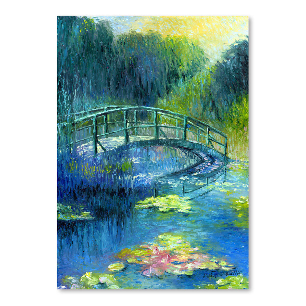 Lilies 3 by Richard Wallich Art Print - Art Print - Americanflat