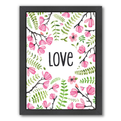 Love Floral by Elena O'Neill Framed Print - Americanflat