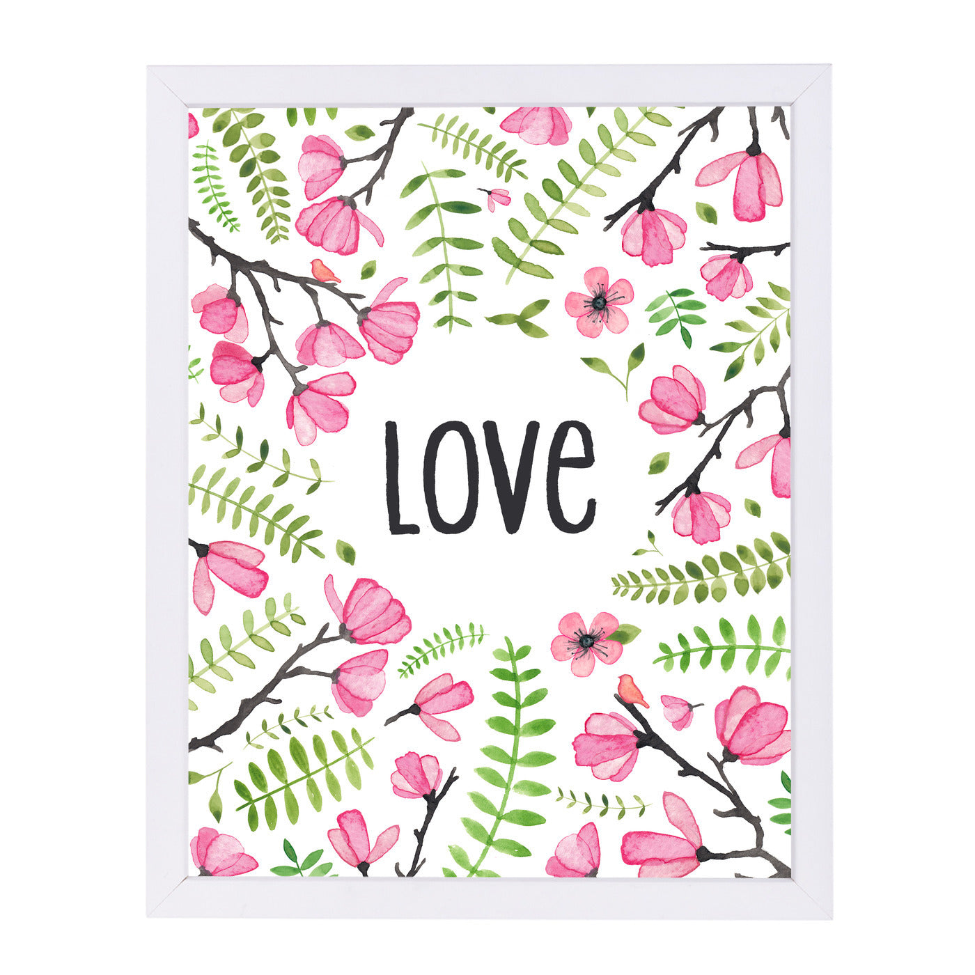 Love Floral by Elena O'Neill Framed Print - Americanflat