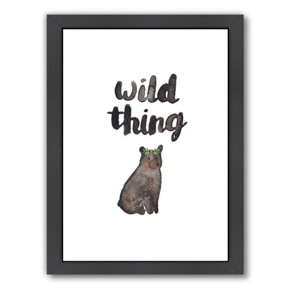 Wild Thing Bear by Elena O'Neill Framed Print - Americanflat