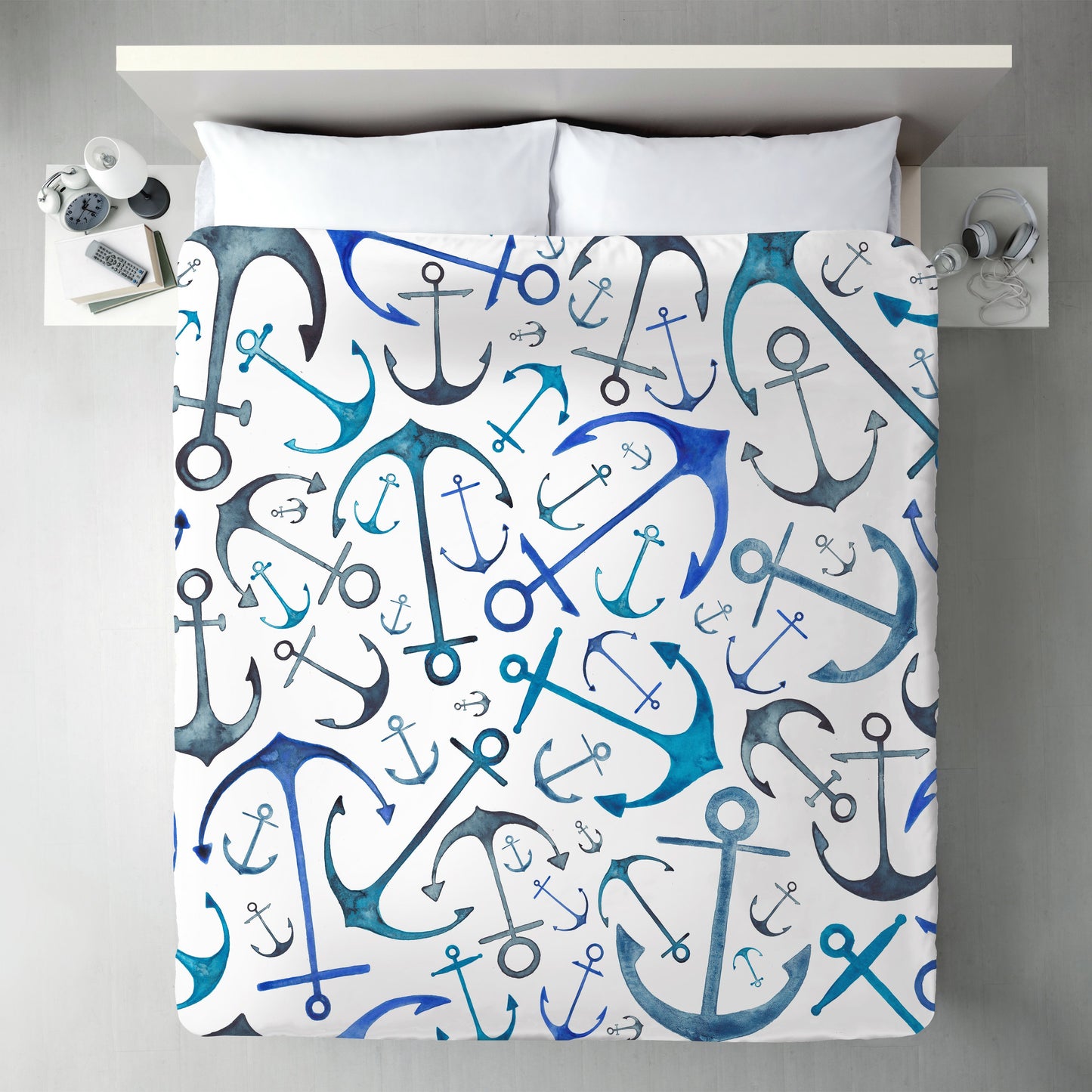 Anchors by Elena O'Neill Duvet Cover - Americanflat