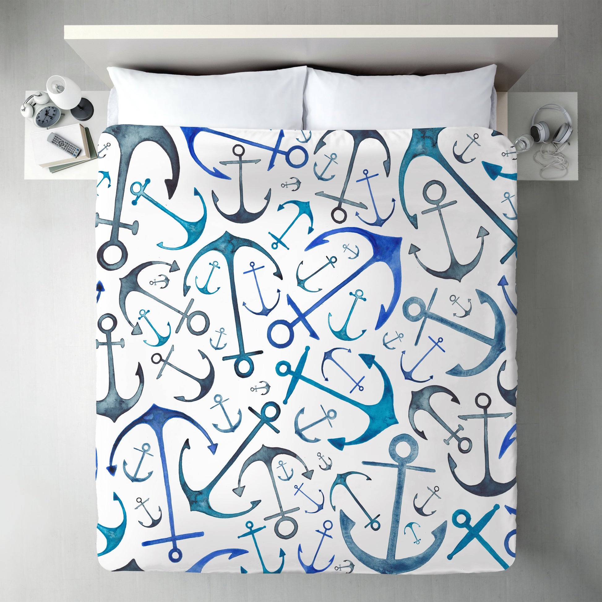 Anchors by Elena O'Neill Duvet Cover - Americanflat