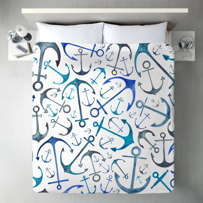 Anchors by Elena O'Neill Duvet Cover - Americanflat