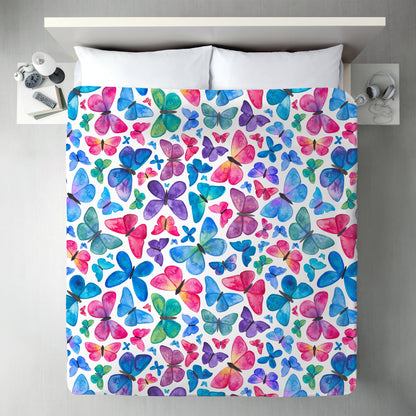 Butterflies by Elena O'Neill Duvet Cover - Americanflat