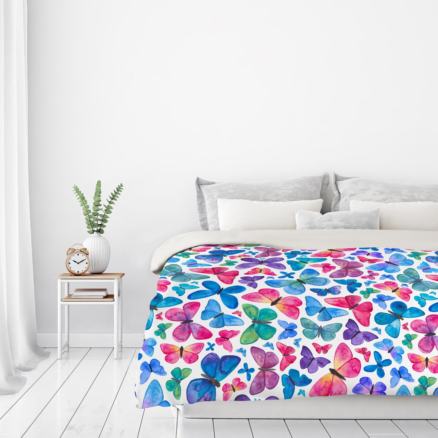 Butterflies by Elena O'Neill Duvet Cover - Americanflat
