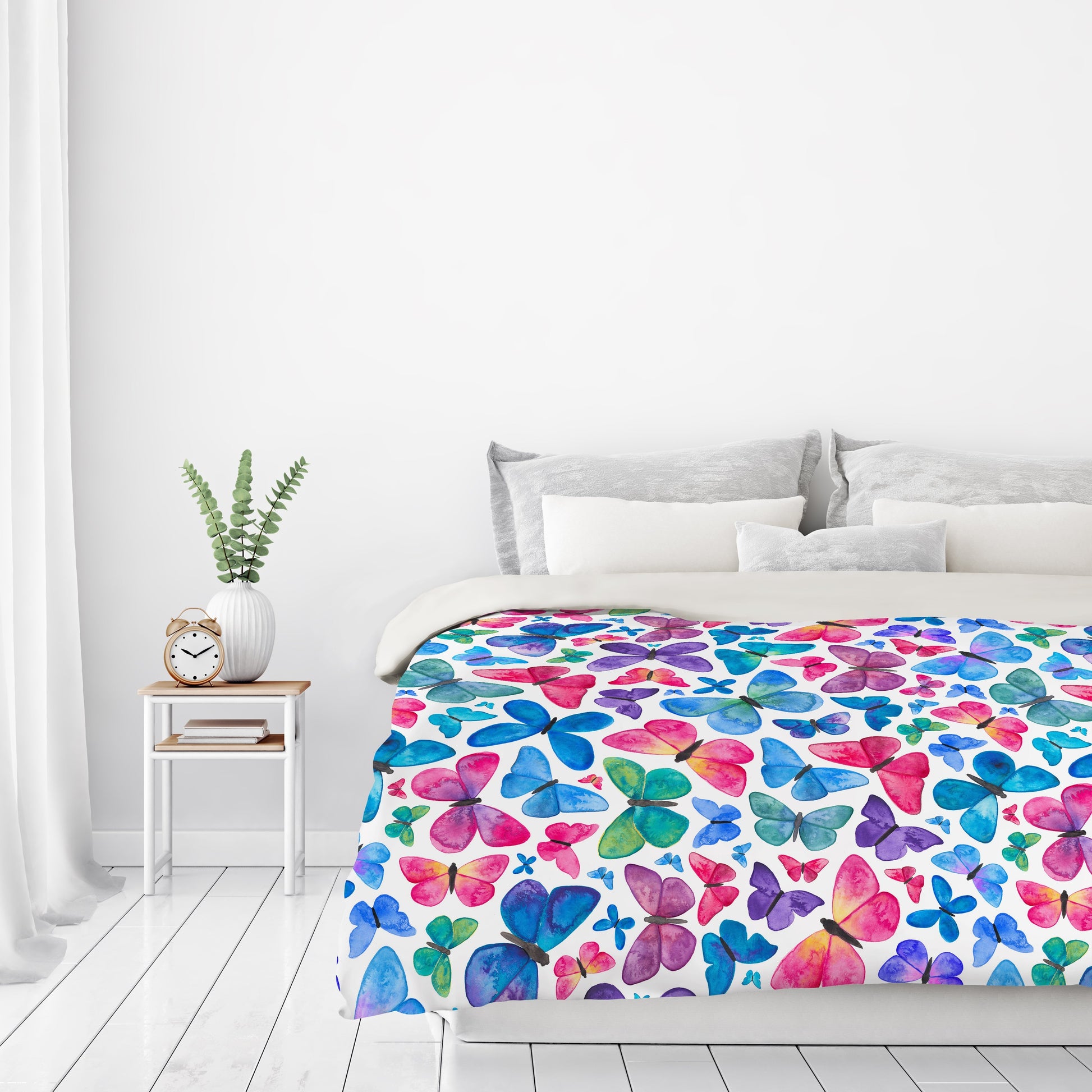 Butterflies by Elena O'Neill Duvet Cover - Americanflat