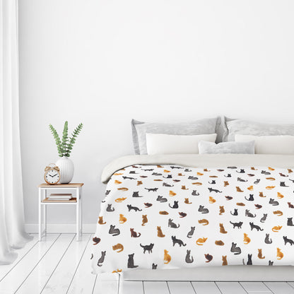 Little Cats by Elena O'Neill Duvet Cover - Americanflat