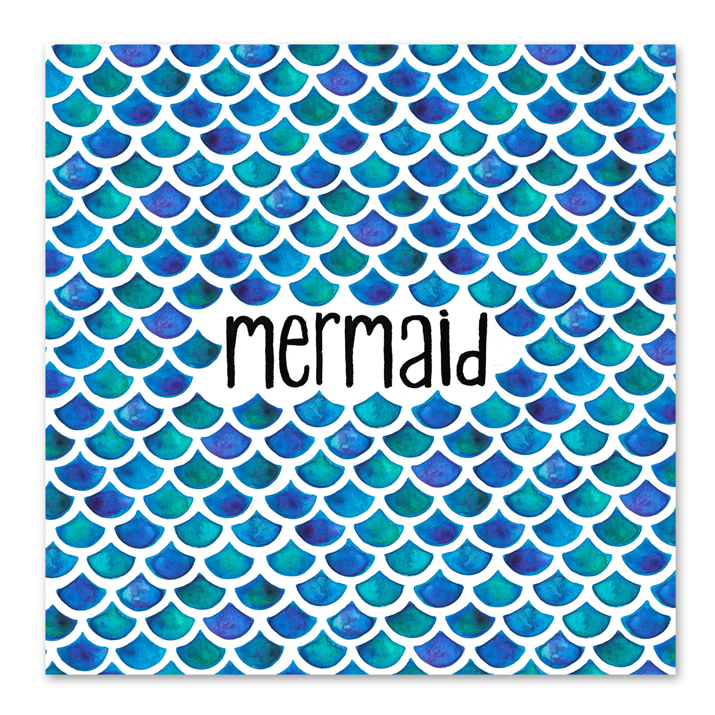 Mermaid In Blue by Elena O'Neill Art Print - Art Print - Americanflat