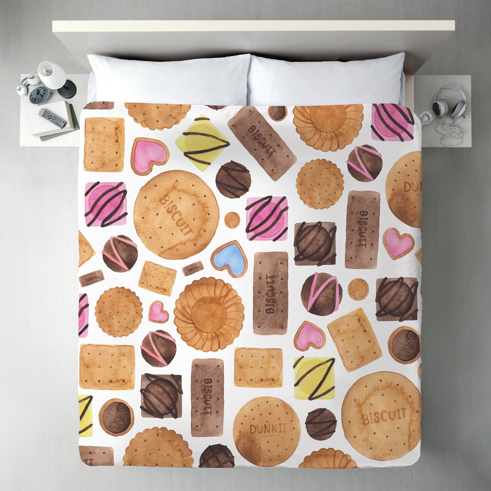 Sweets And Biscuits by Elena O'Neill Duvet Cover - Americanflat