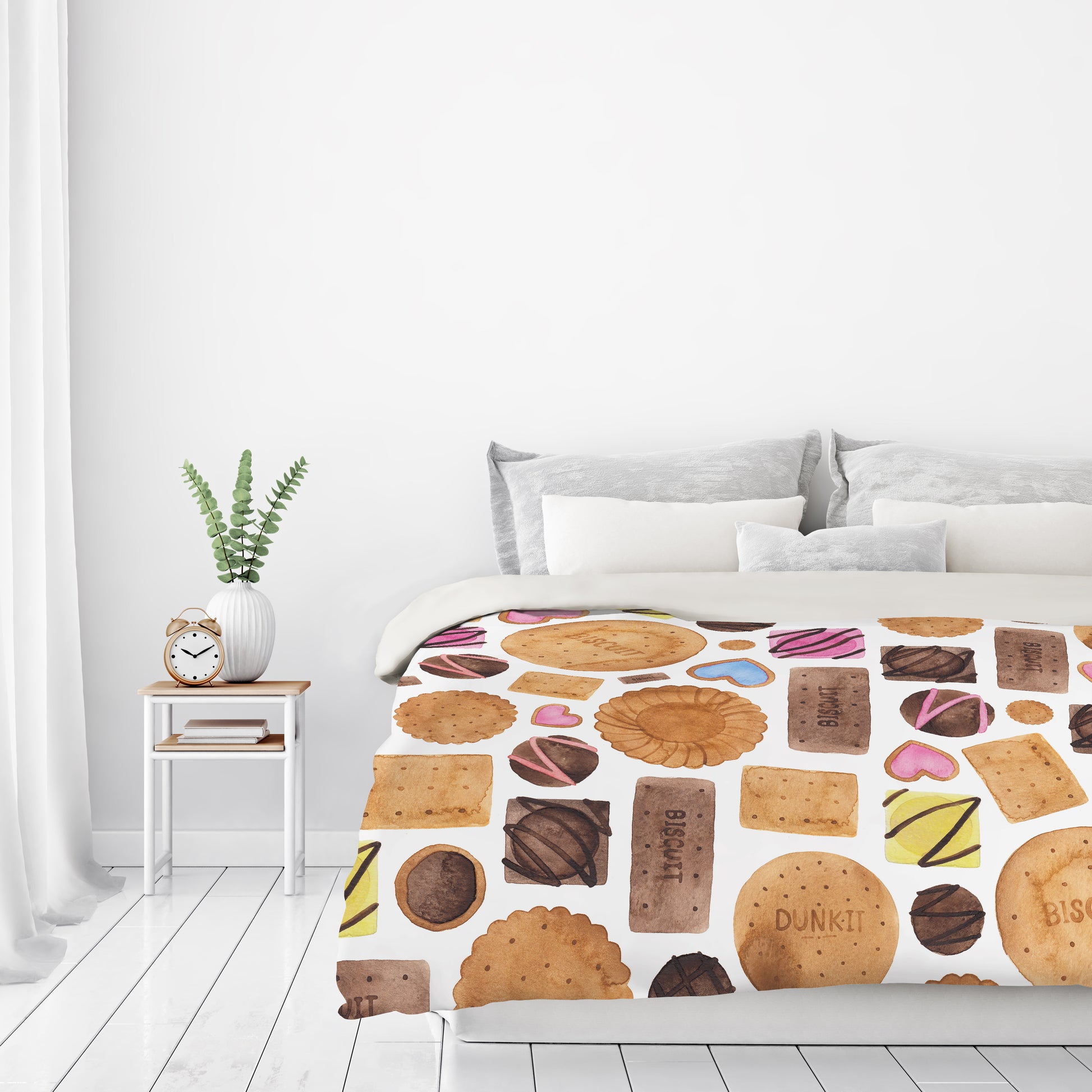 Sweets And Biscuits by Elena O'Neill Duvet Cover - Americanflat