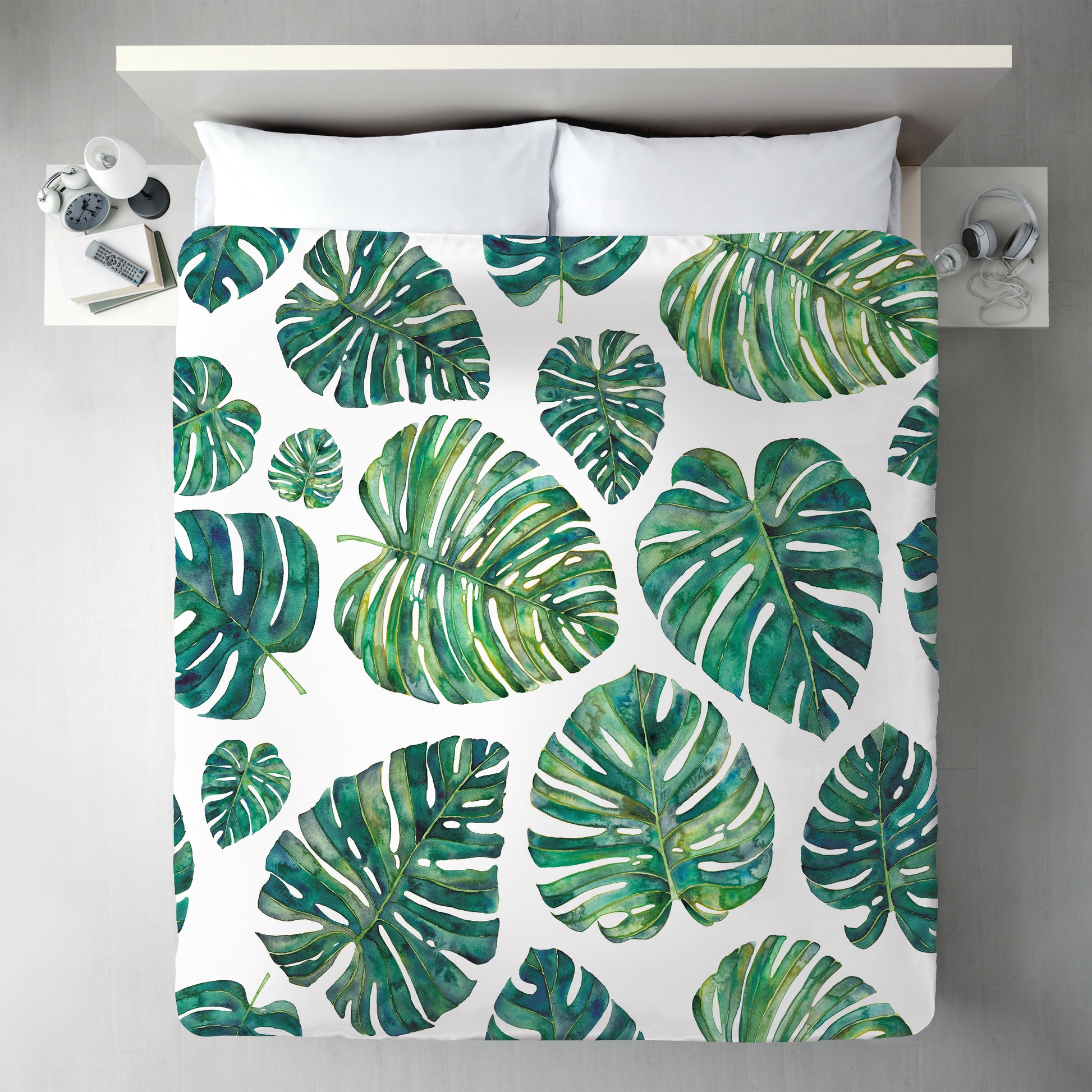 Tropical Leaves by Elena O'Neill Duvet Cover - Americanflat