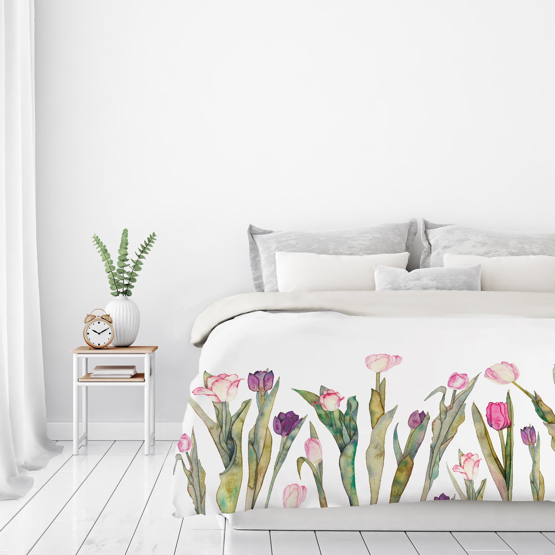 Tulips by Elena O'Neill Duvet Cover - Americanflat