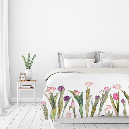 Tulips by Elena O'Neill Duvet Cover - Americanflat