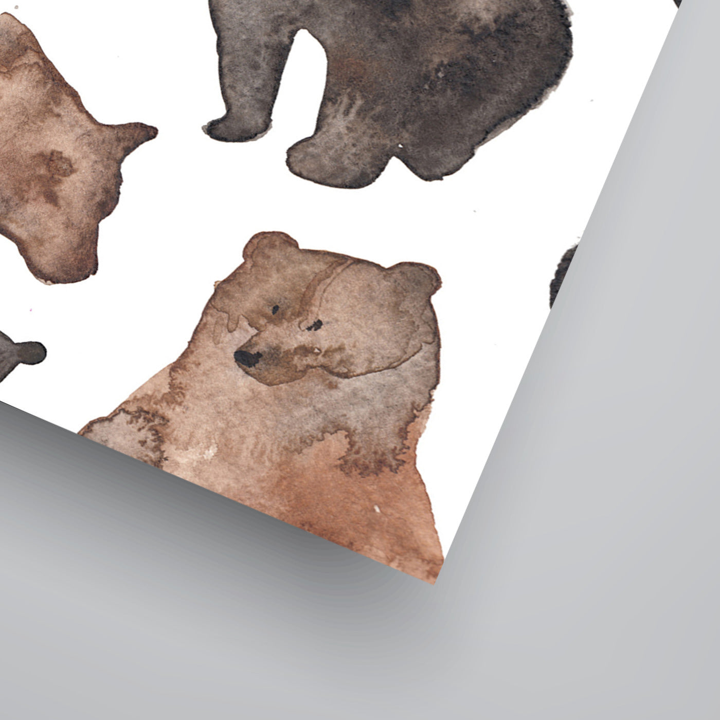 Watercolor Bears by Elena O'Neill Art Print - Art Print - Americanflat
