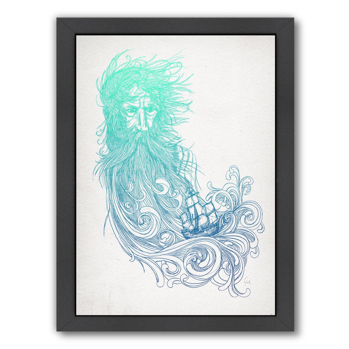 Sea Beard by David Fleck Framed Print - Americanflat