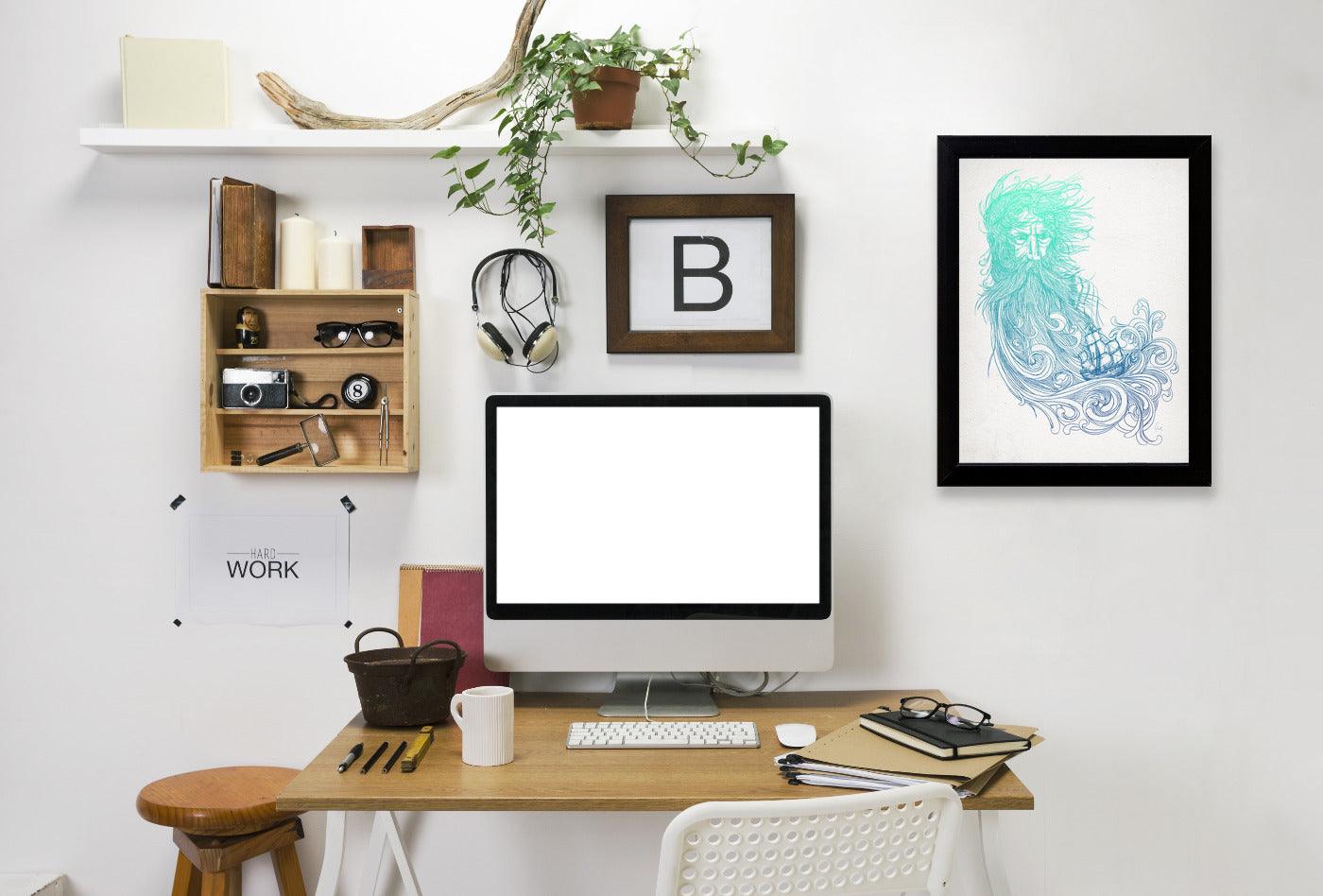 Sea Beard by David Fleck Framed Print - Americanflat