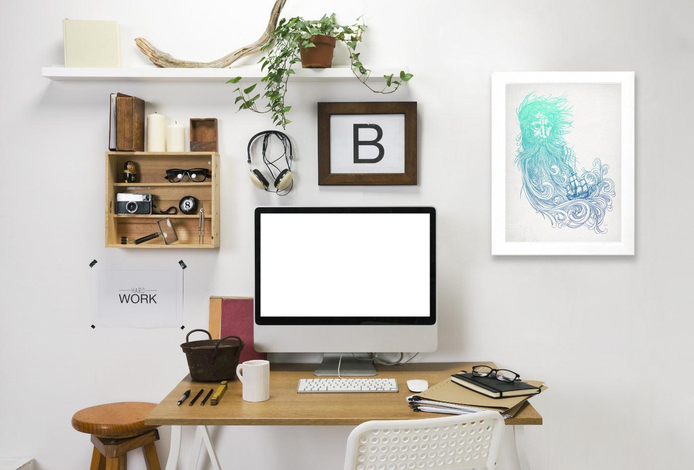 Sea Beard by David Fleck Framed Print - Americanflat