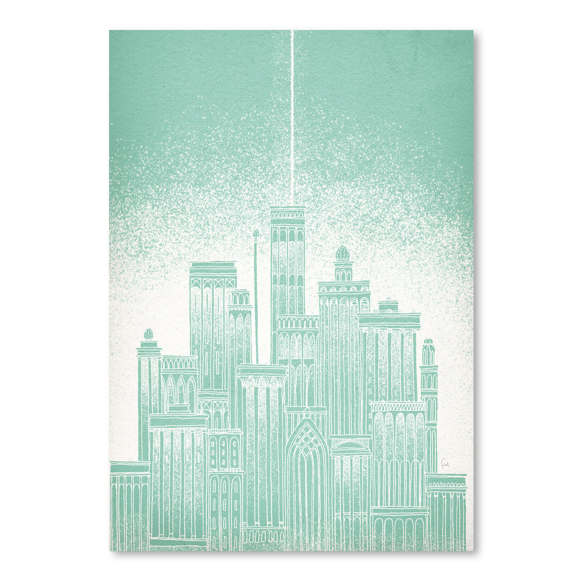 Uranus by David Fleck Art Print - Art Print - Americanflat