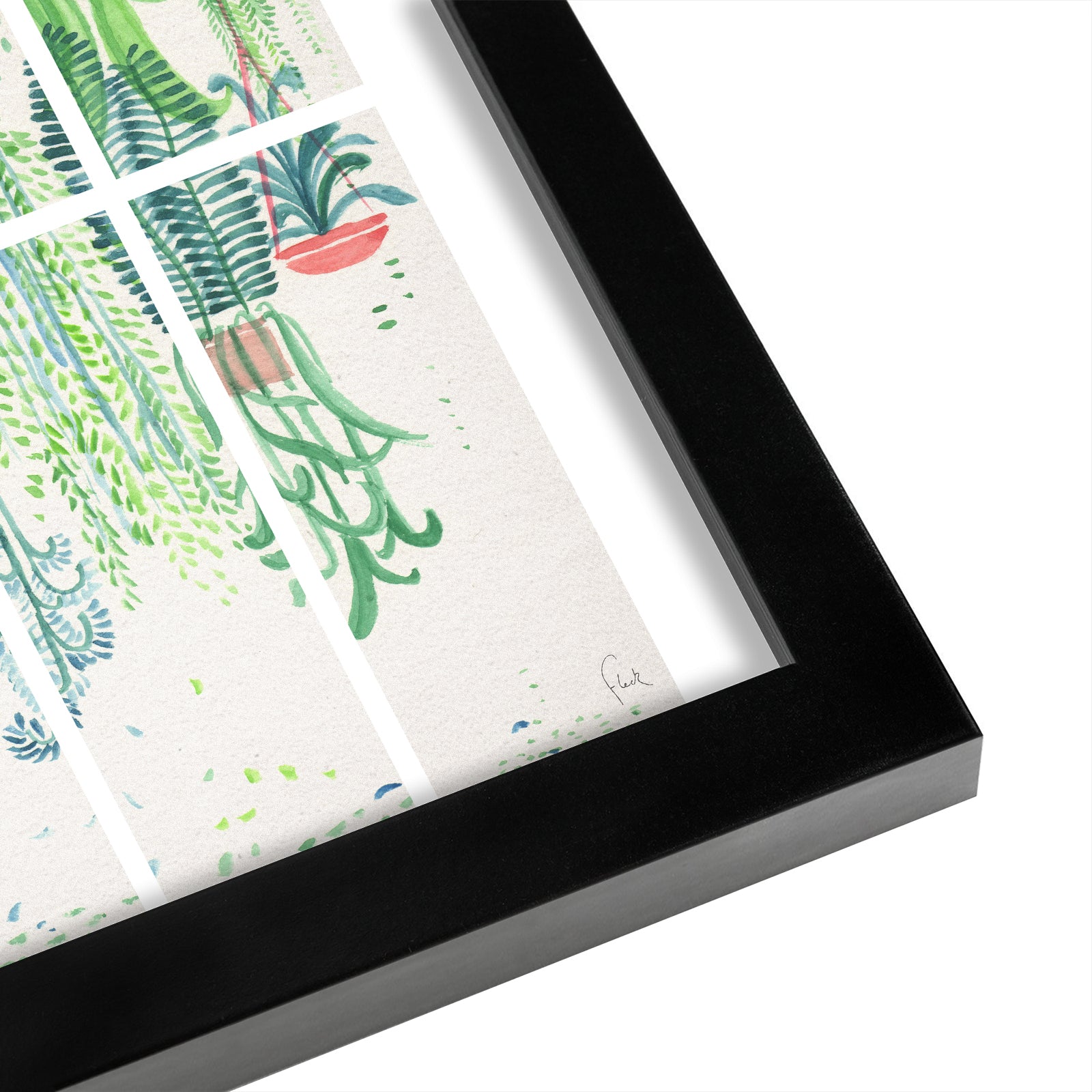 Winter In Glasshouses by David Fleck - 2 Piece Framed Print Set - Americanflat