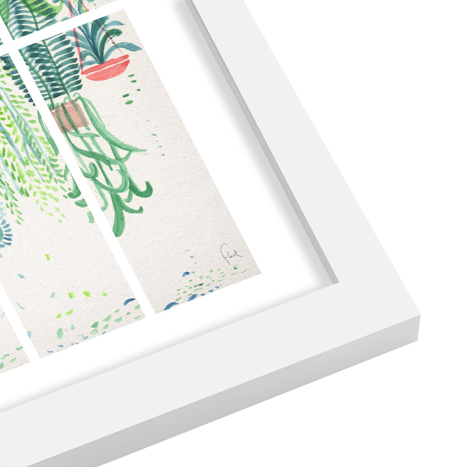 Winter In Glasshouses by David Fleck - 2 Piece Framed Print Set - Americanflat