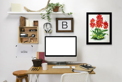 Fitch Orchid Epidendrum Vitellinummajus by New York Botanical Garden Framed Print - Americanflat