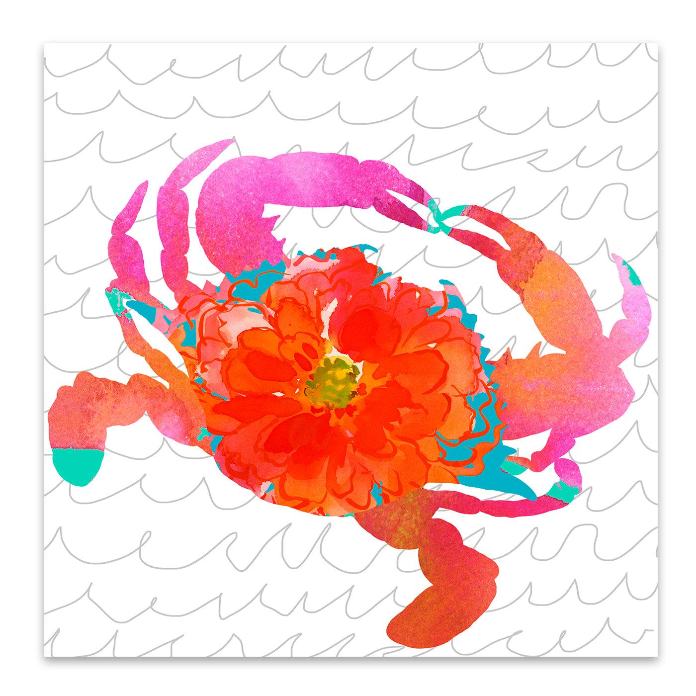 Scarlet Crustation by Edith Jackson Art Print - Art Print - Americanflat