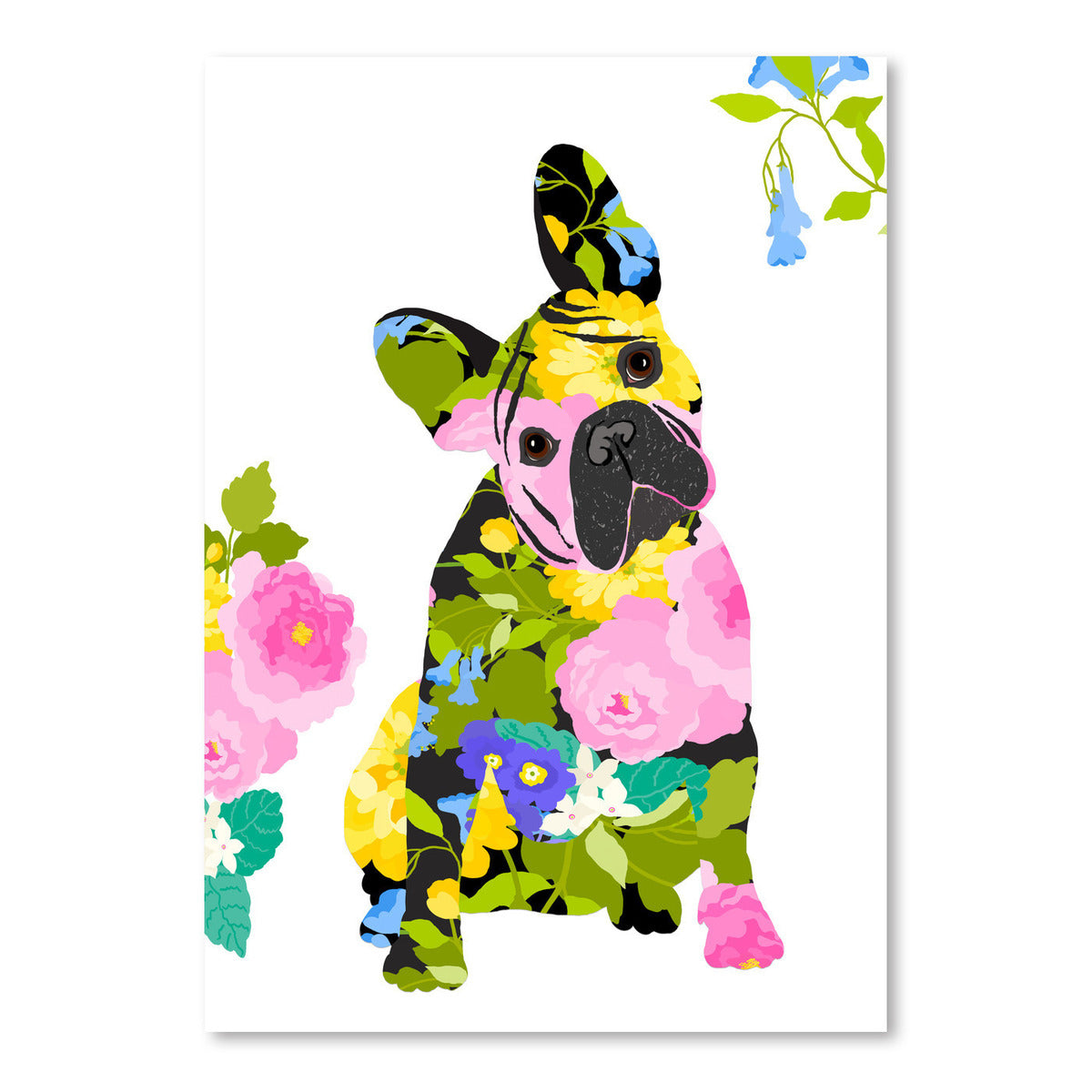 Bull Dog by Edith Jackson Art Print - Art Print - Americanflat