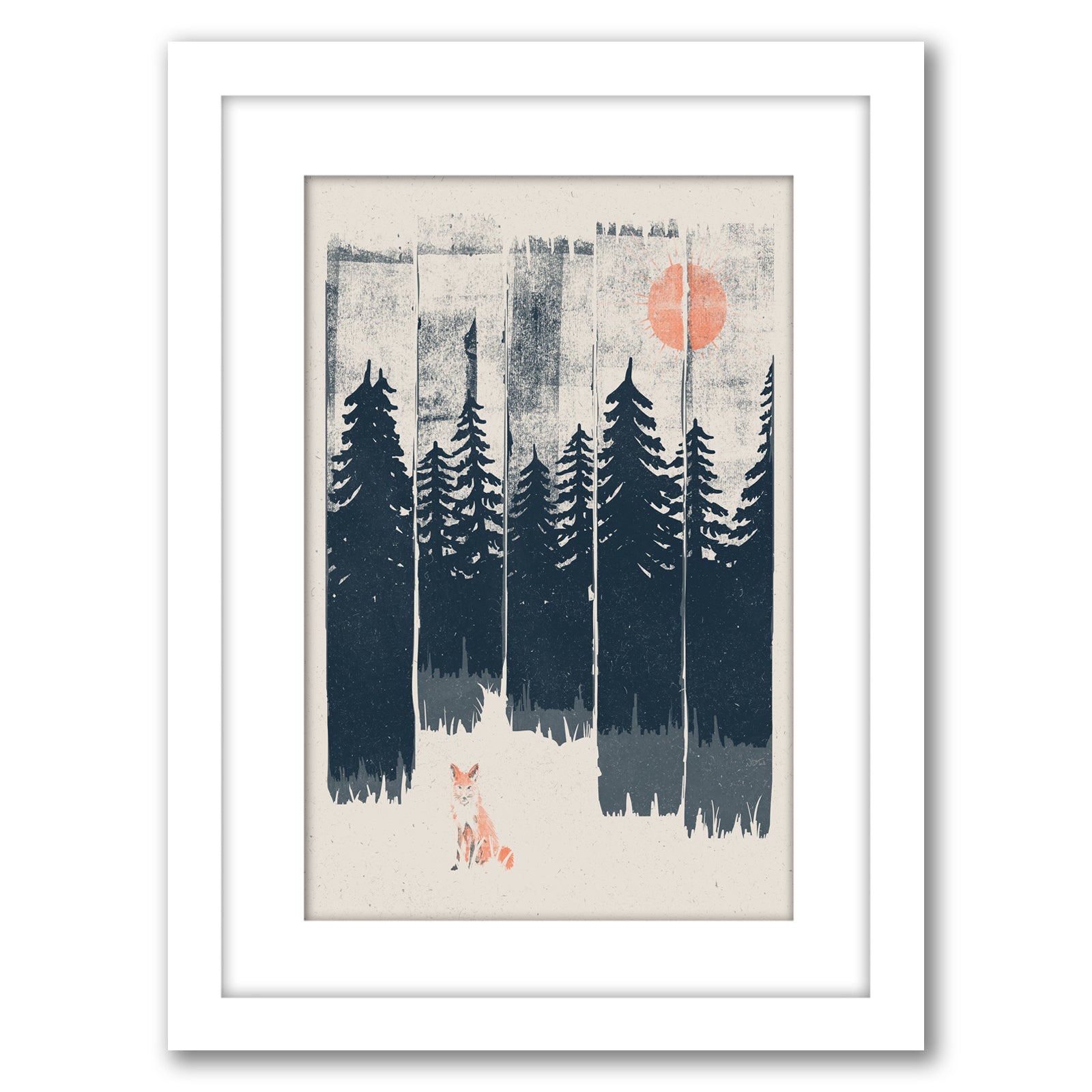 A Fox In The Wild by NDTank - Framed Print - Americanflat