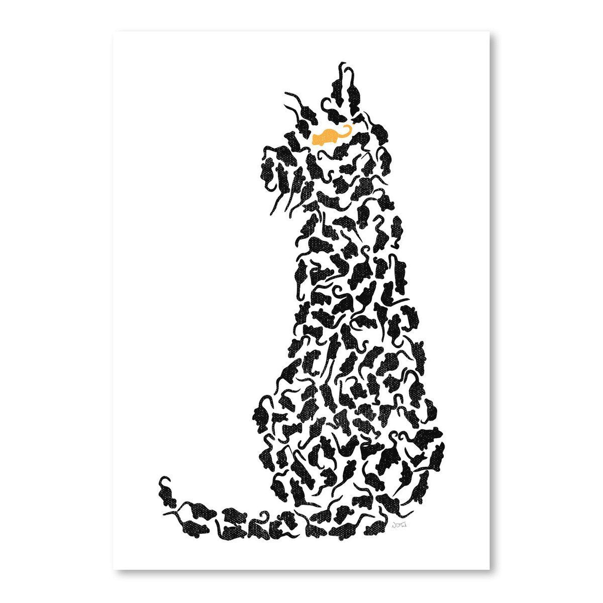 Cat And Mouse by NDTank Art Print - Art Print - Americanflat