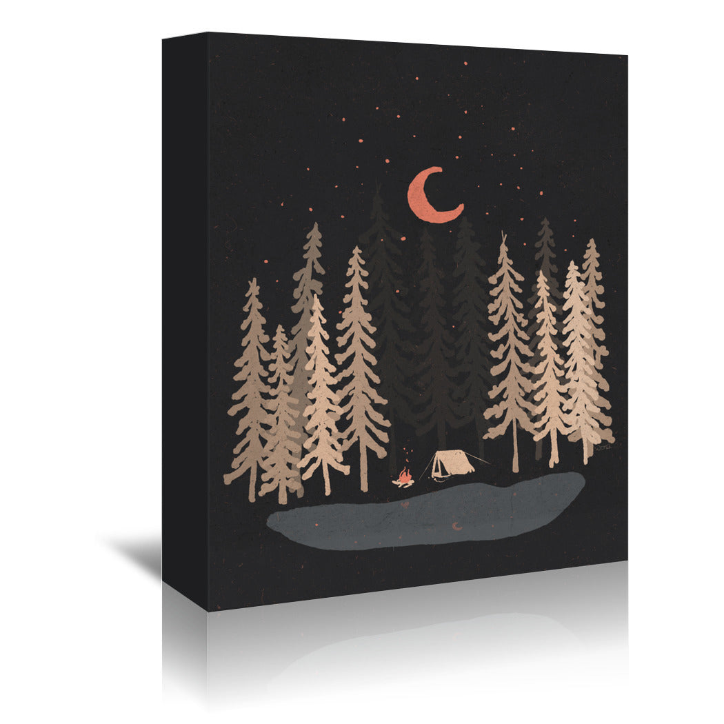 Wilderness Camping by NDTank - 2 Piece Gallery Wrapped Canvas Set - Art Set - Americanflat