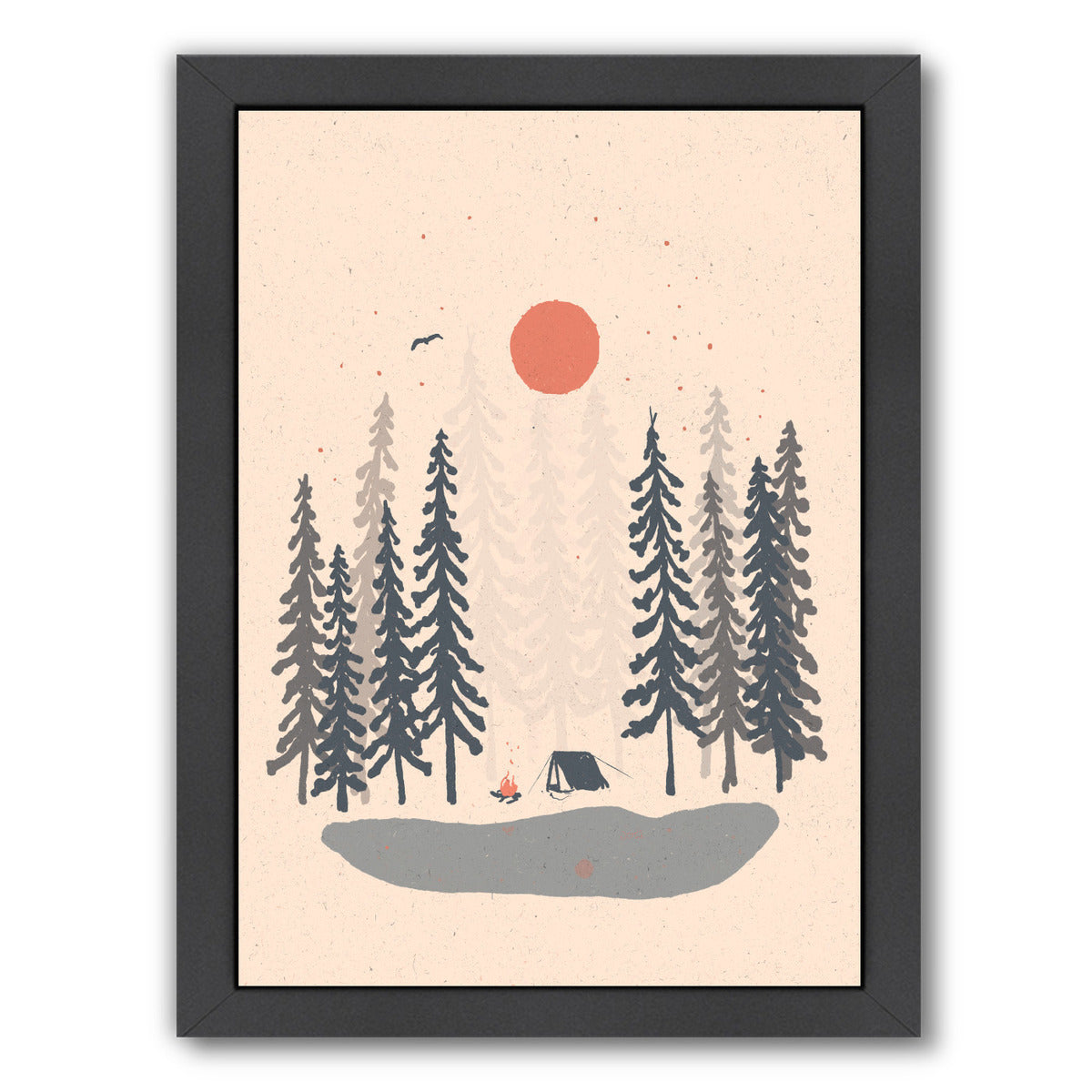 Feeling Small In The Morning by NDTank Framed Print - Americanflat