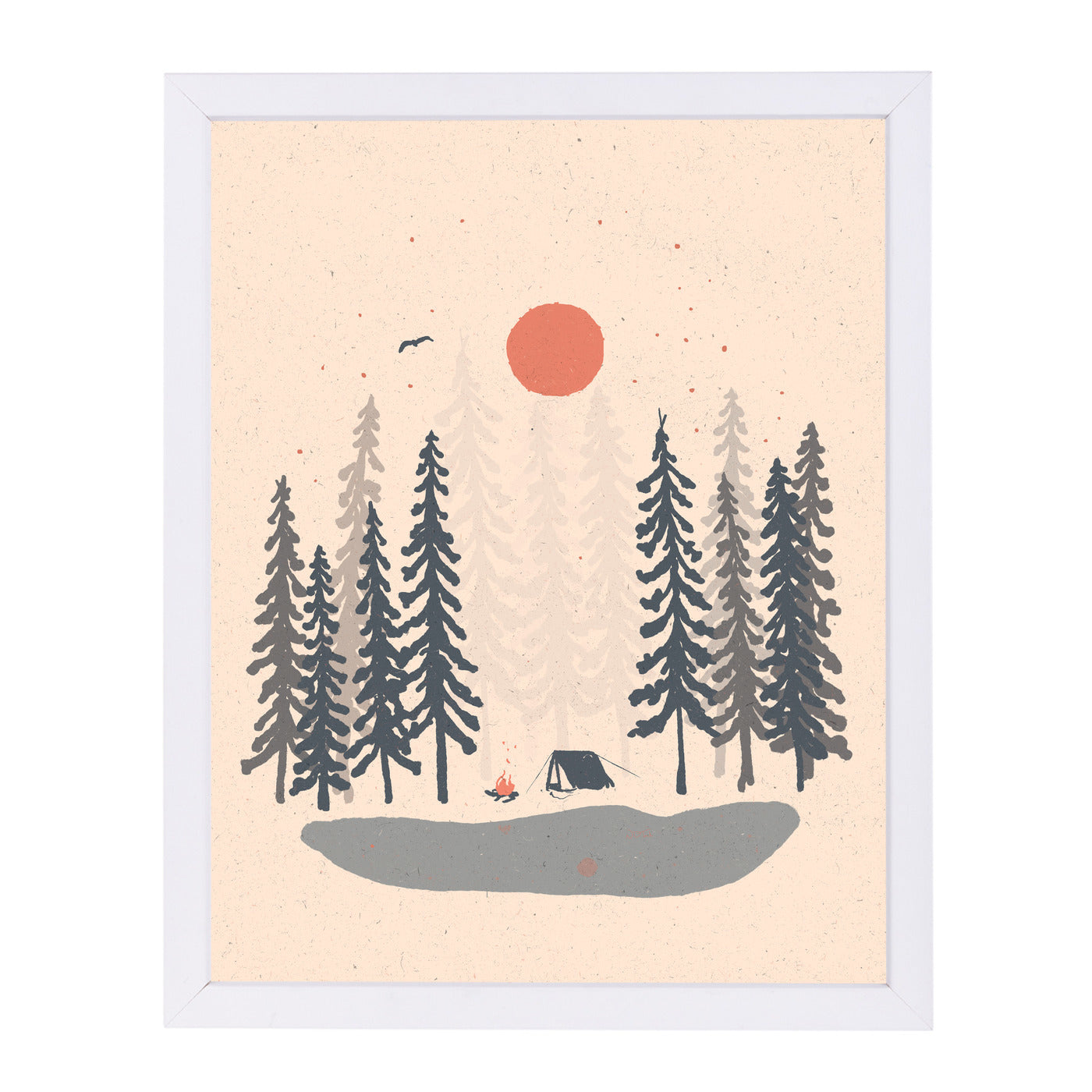 Feeling Small In The Morning by NDTank Framed Print - Americanflat
