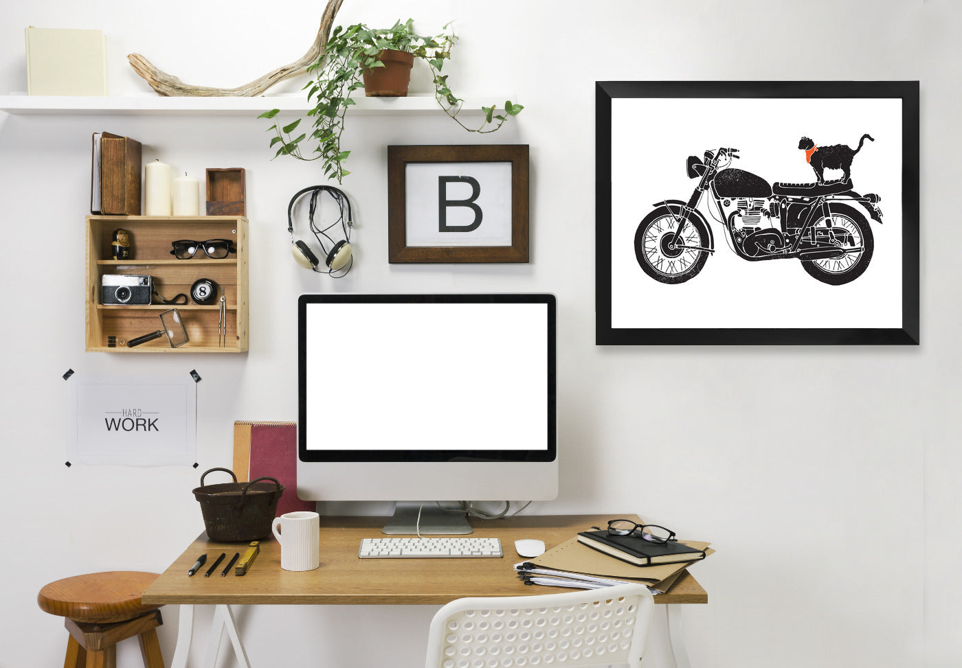 Purrfect Road Trip by NDTank Framed Print - Americanflat