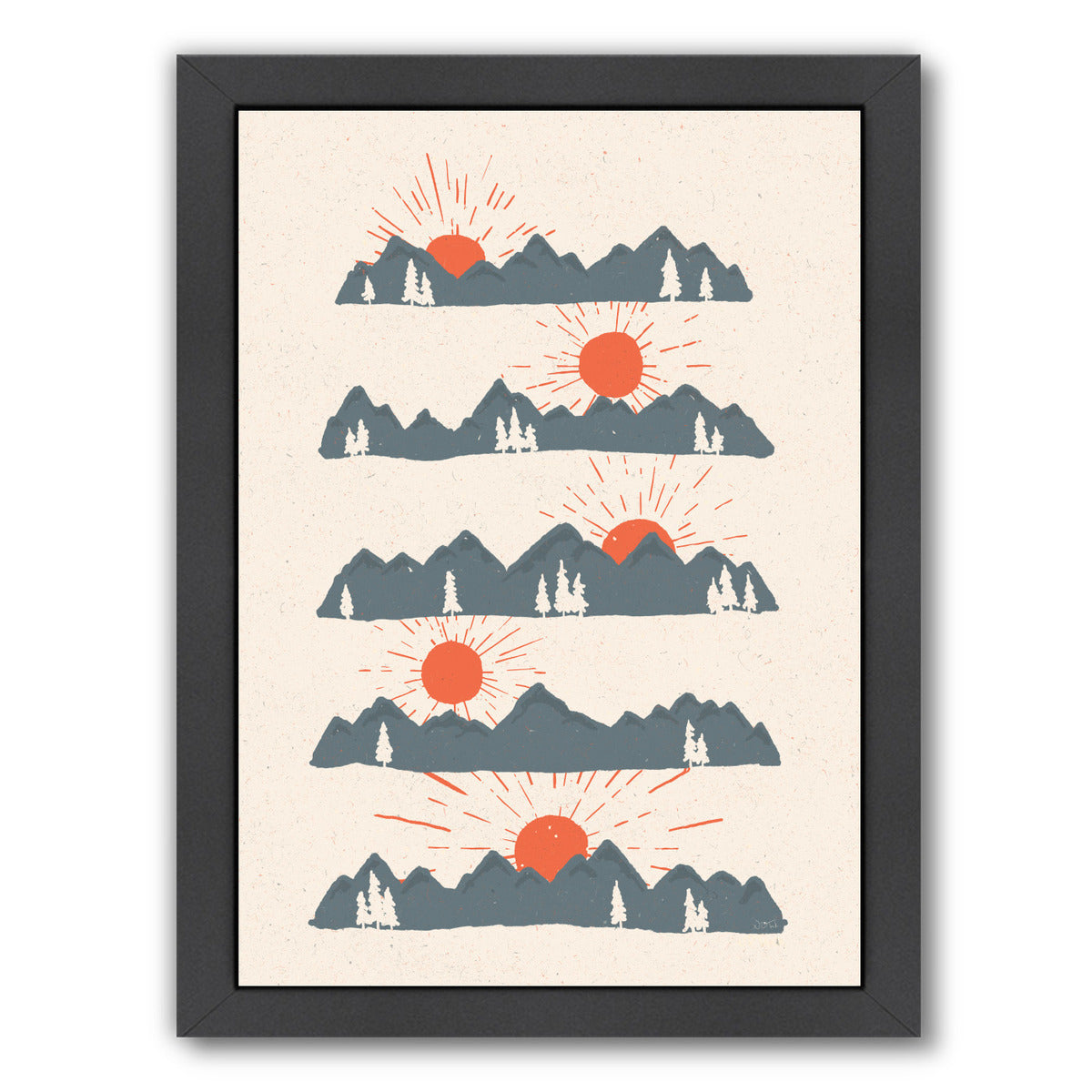 Sunrises Sunsets by NDTank Framed Print - Americanflat